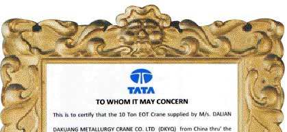 TATA Certificates