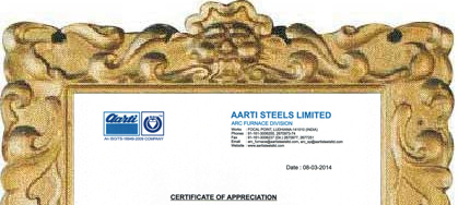 Certificate of Appreciation
