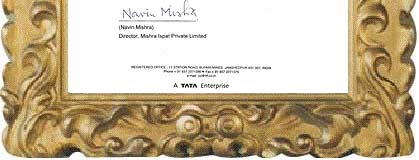 Certificate of Appreciation